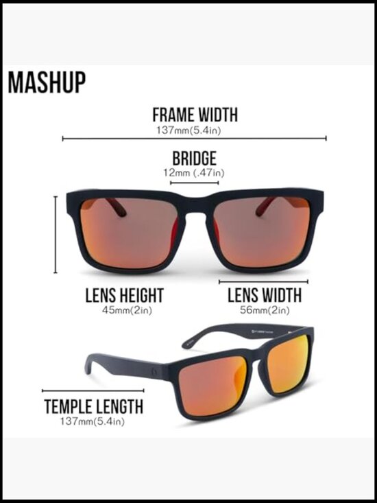 Polarized Sunglasses – Lightweight Square Frame, UV Protection, Anti-Glare – main image 4